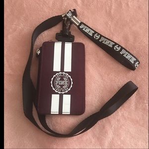 Maroon card holder